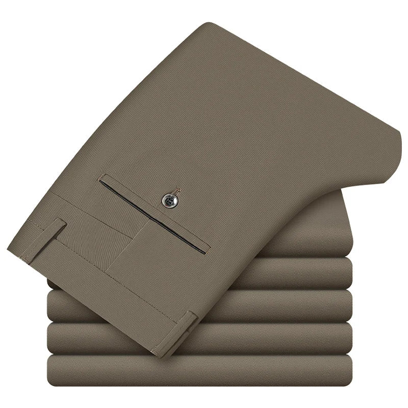 Schlanke Herren Anzughosen Slim Fit Premium Qualität