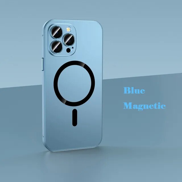 iPhone Hülle Magsafe Metallrahmen Aluminium Schutz
