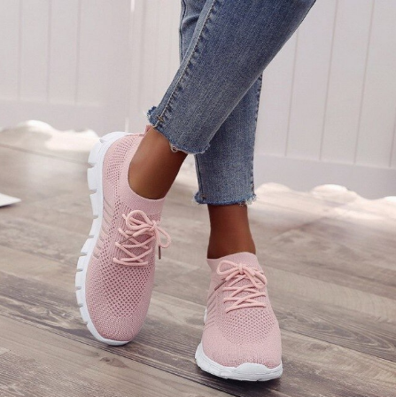 Damen Sneaker Orthopädisch Bequem Mesh Schuhe
