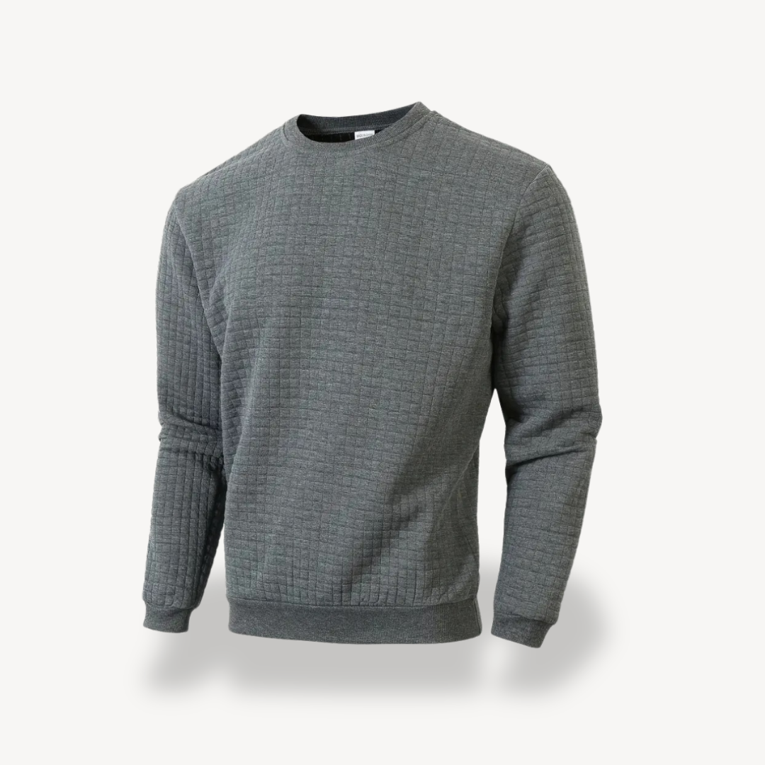 Strukturiertes Strick-Sweatshirt für Herren | Loravelle 9