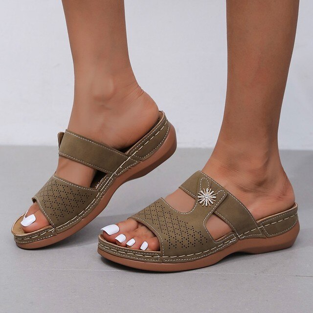 MIA Orthopädische Zehenstegsandalen