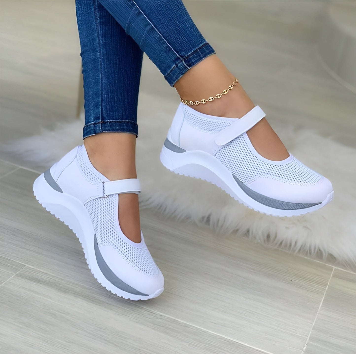 Komfortable und stabile orthopädische Sandalen für Damen