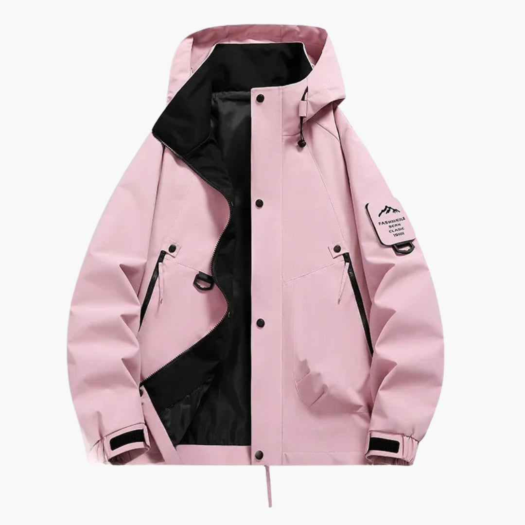 Unisex Kapuzen Skijacke mit verstellbarem Schnitt und langen Ärmeln 10