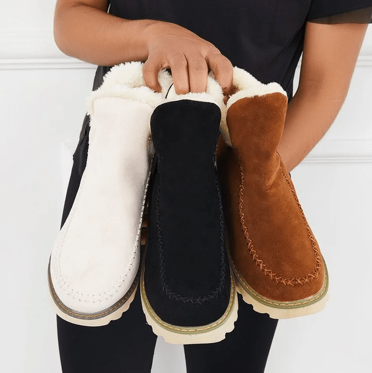 Damen Winterschuhe Warm Kuschelig Komfortabel