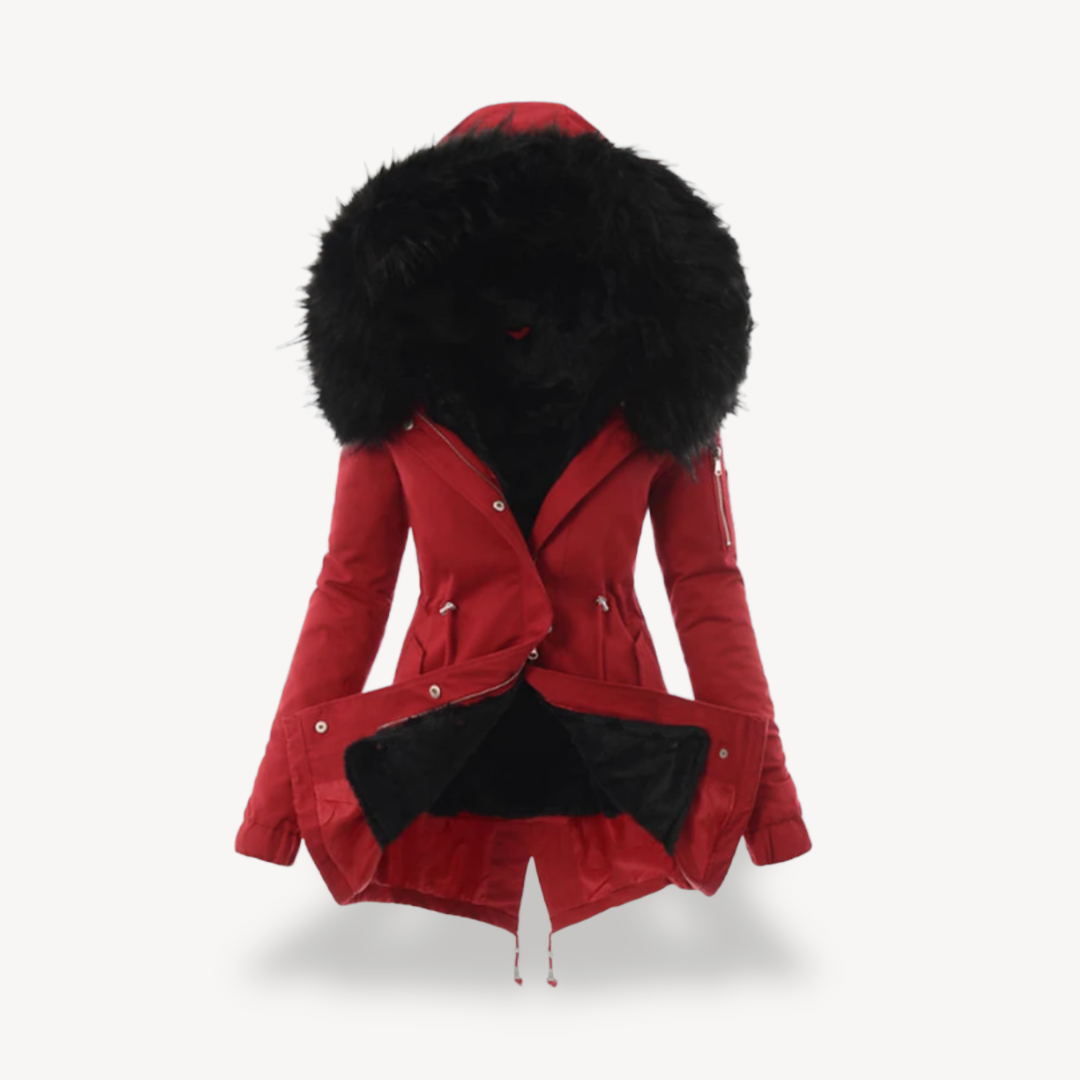 VogeLuxe | Damen-Parka mit Sherpa-Futter und Kapuze 3