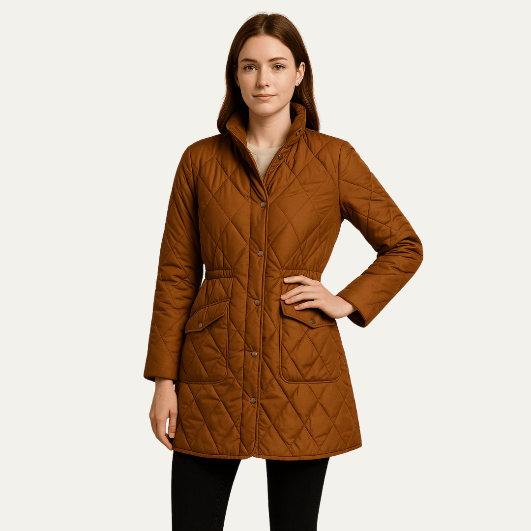 VogeLuxe | Damen-Steppjacke in mittlerer Länge 4