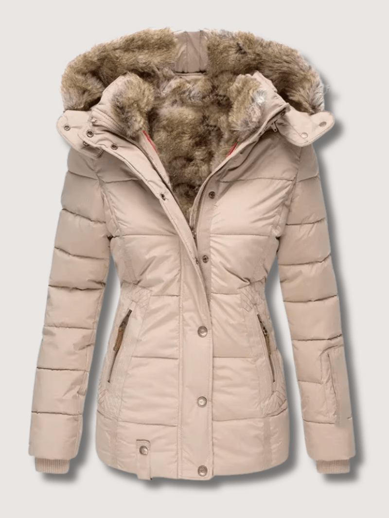 VogeLuxe | Damen-Winterparka mit Taillengürtel 5