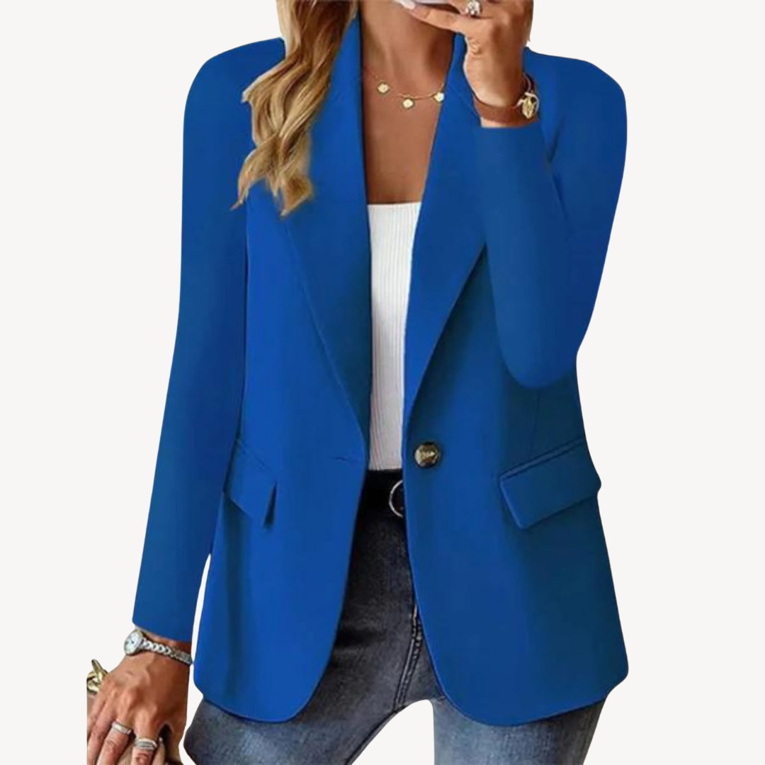 VogeLuxe | Elegante, einfarbige Anzugjacke für Damen 4