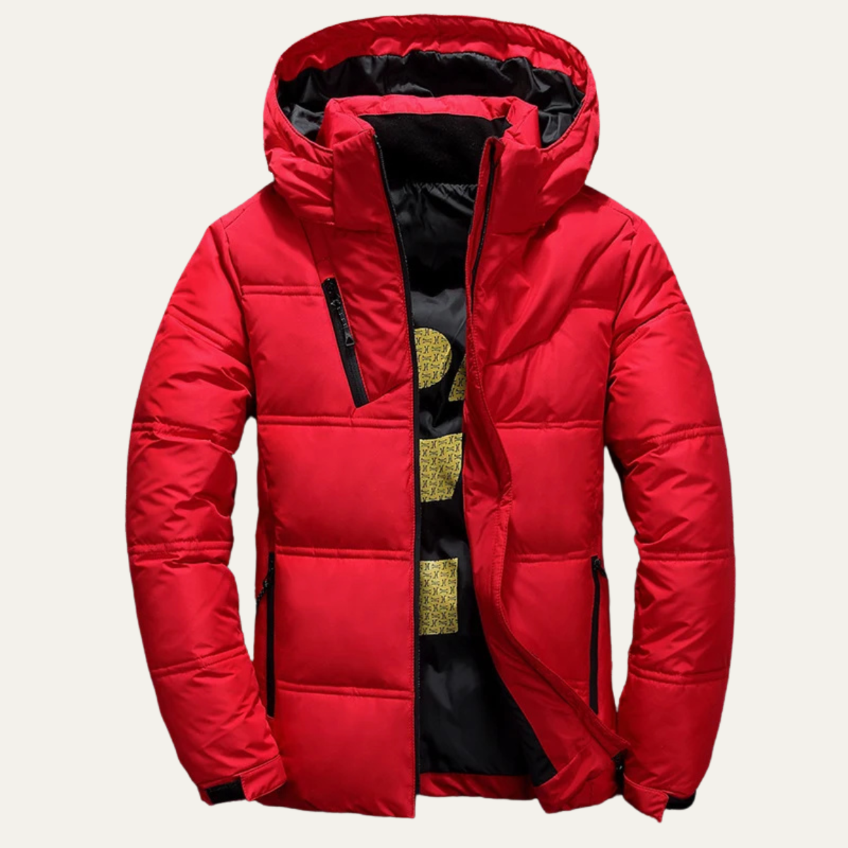 VogeLuxe | Herren-Steppjacke mit Kapuze und Daunenfüllung 3