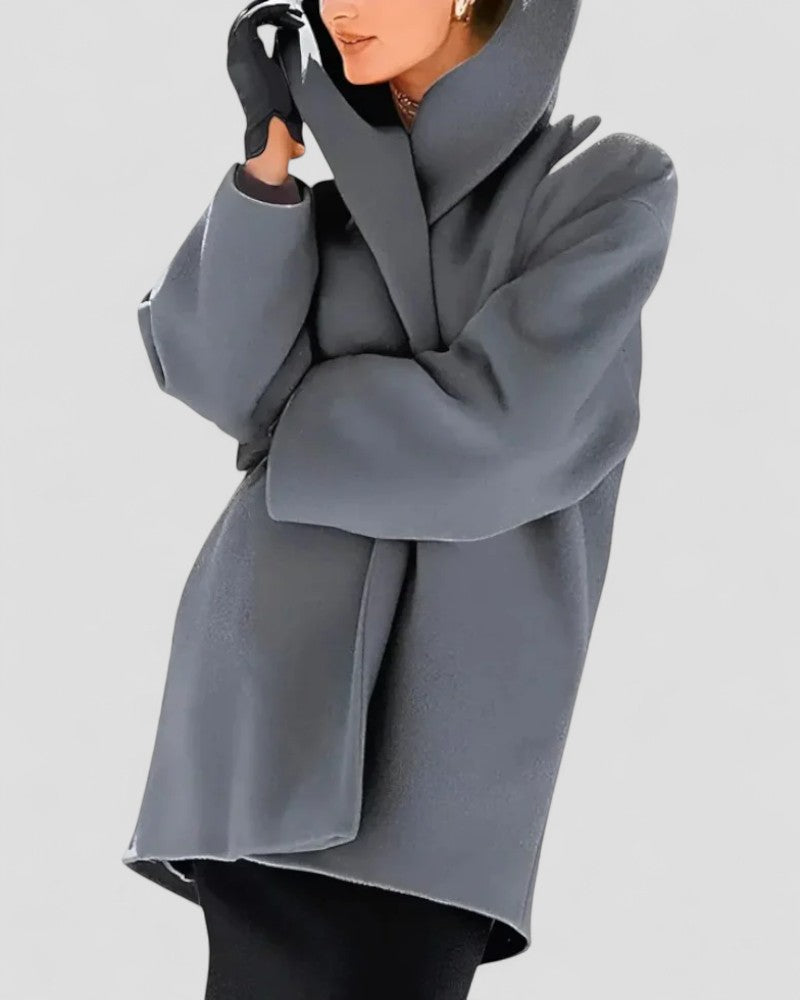 VogeLuxe | Lässiger Windbreaker-Mantel mit Knöpfen für Damen 6