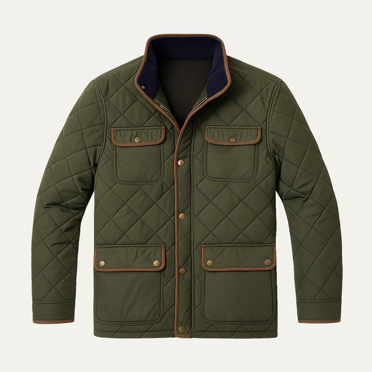 VogeLuxe | Leichte Herrenjacke mit Rautensteppung 1
