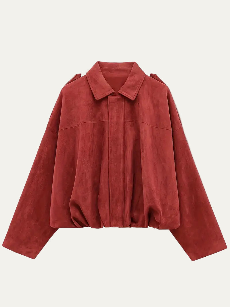 VogeLuxe | Oversized-Bomberjacke für Damen (kurz geschnitten) 9