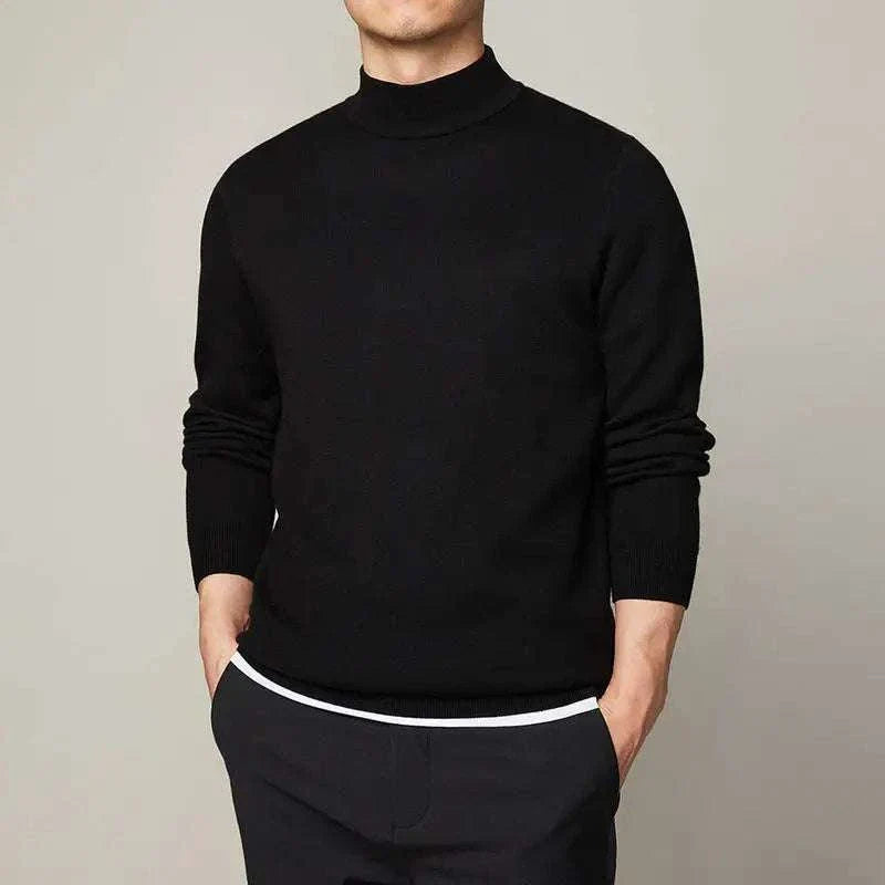 VogeLuxe | Schmaler Rollkragen-Strickpullover für Herren 8