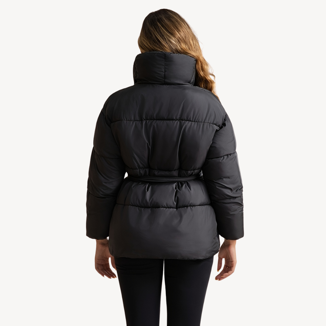 VogeLuxe | Schwarze Pufferjacke für Damen 2