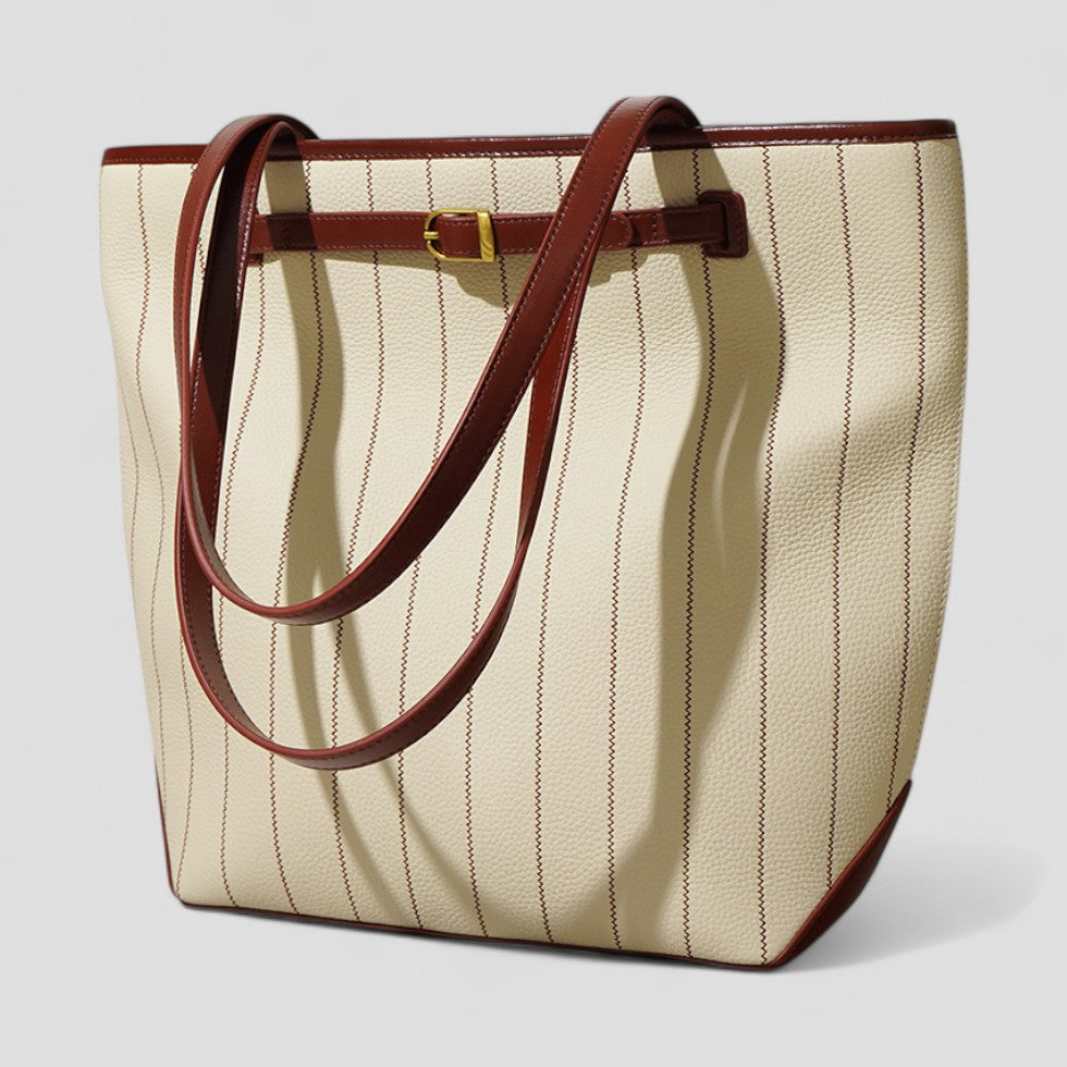 VogeLuxe | Strukturierte Tote-Handtasche aus Leder für Damen 1