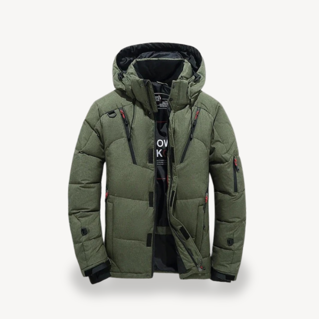 VogeLuxe | Technische, isolierte Herren-Steppjacke mit Kapuze 4