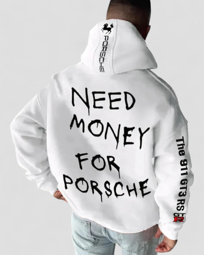 VogeLuxe | Übergroßer Unisex-Hoodie mit Renngrafik 6