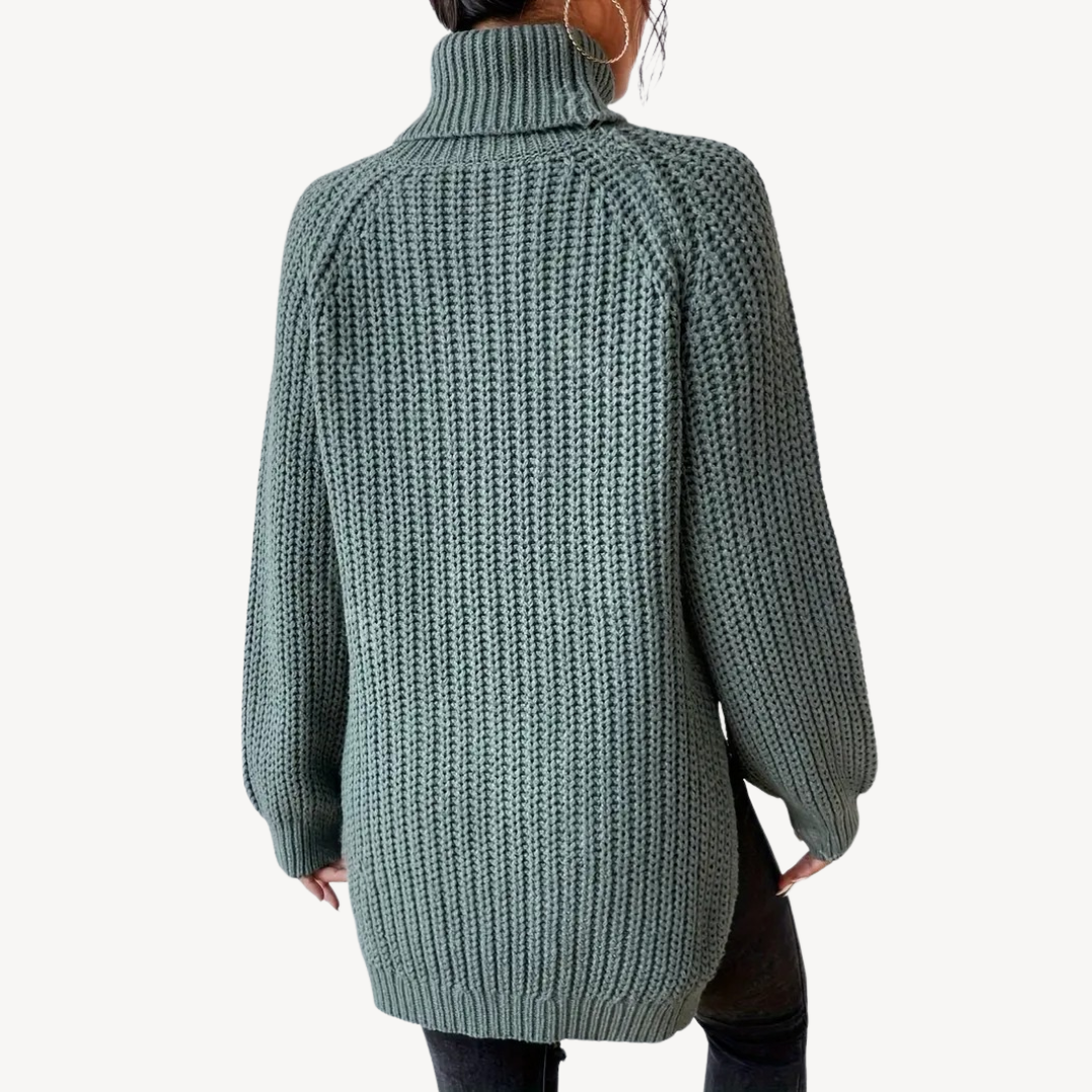 VogeLuxe | Y2K Rollkragen-Strickpullover für Damen 4