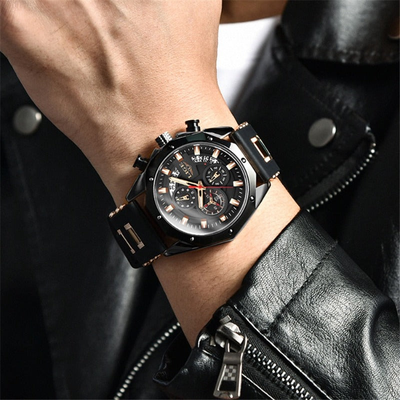 Herrenuhr Pilotenuhr Klassisch Leder