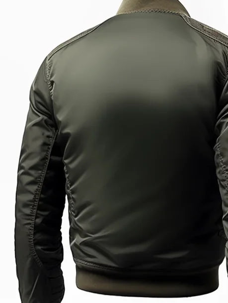 Herren Bomberjacke Sportlich Wasserabweisend
