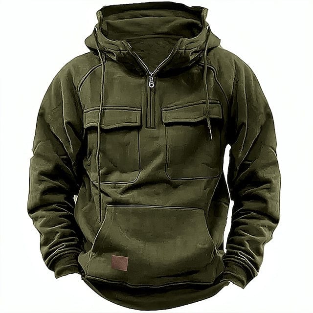 Premium Hoodie Herren Warm Winterjacke