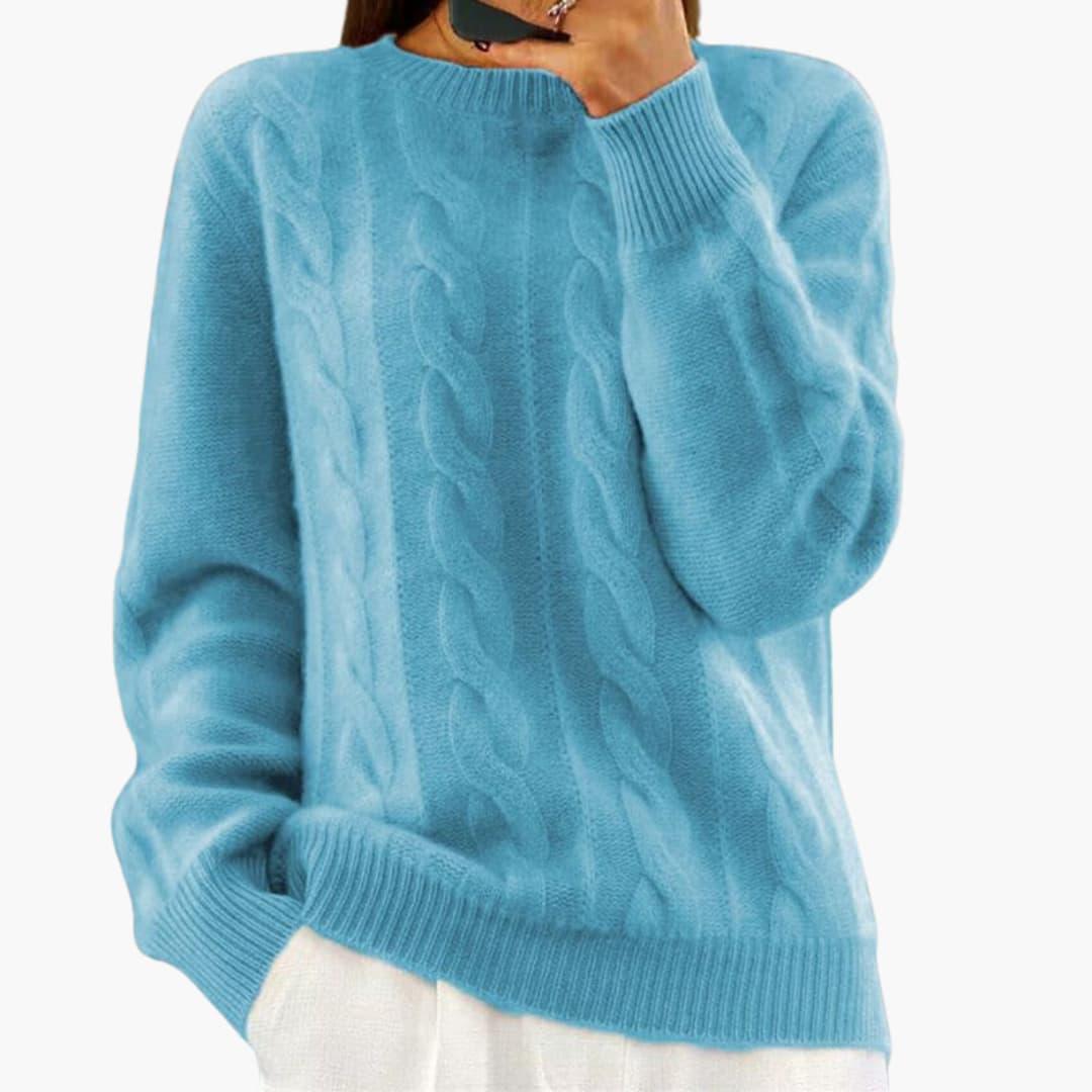 Warmer Strickpullover für Damen 4