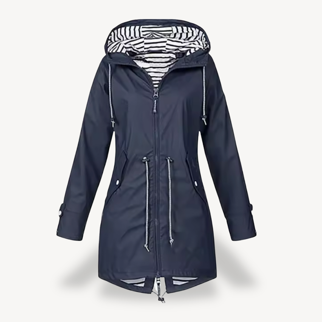 Wasserdichte Regenjacke mit Kapuze für Damen | Loravelle 5