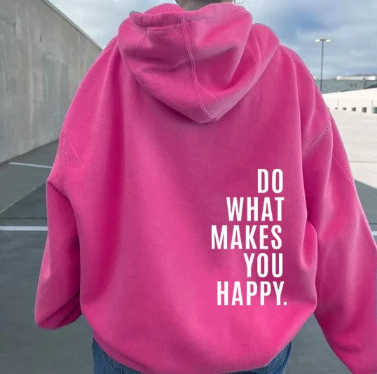 Rostfarbener Kapuzenpullover Statement Fashion Modern