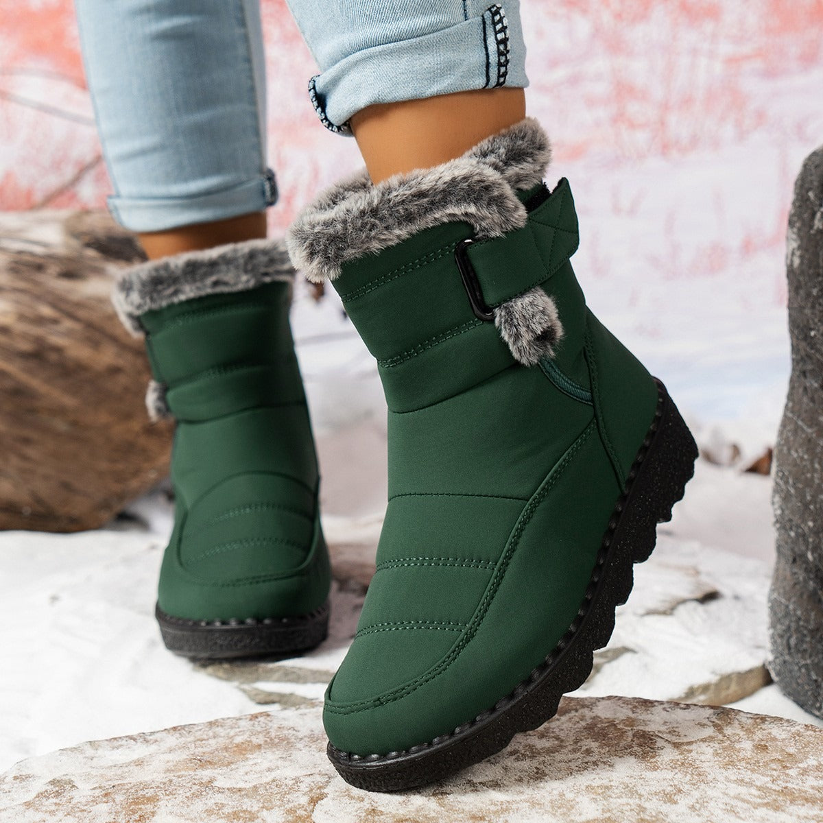 Wasserdichte Damen Winterstiefel Warm & Isoliert