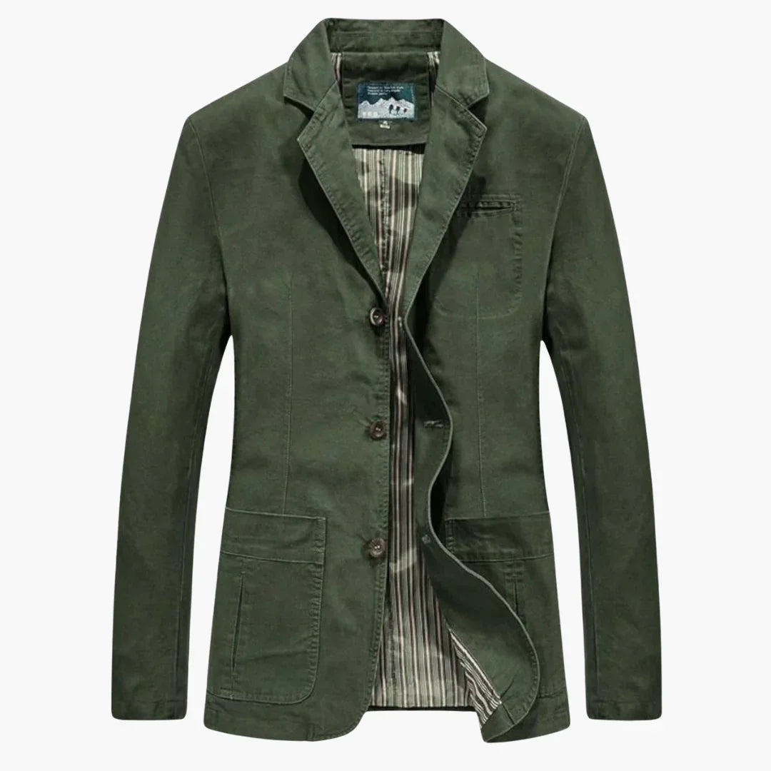 Wollmischung Herbstmantel für Herren 8