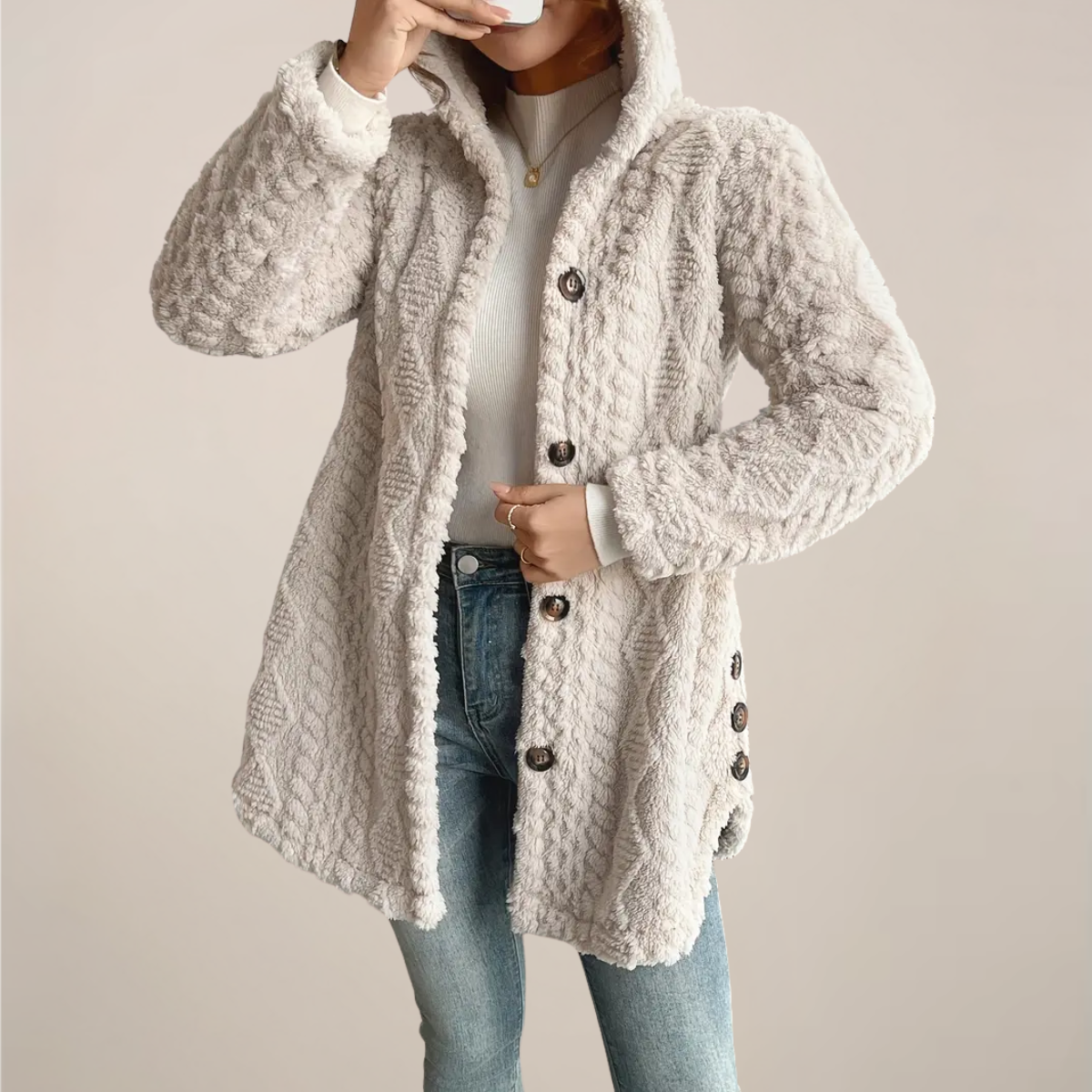 Damen Cardigan Frühling Strick locker Leicht