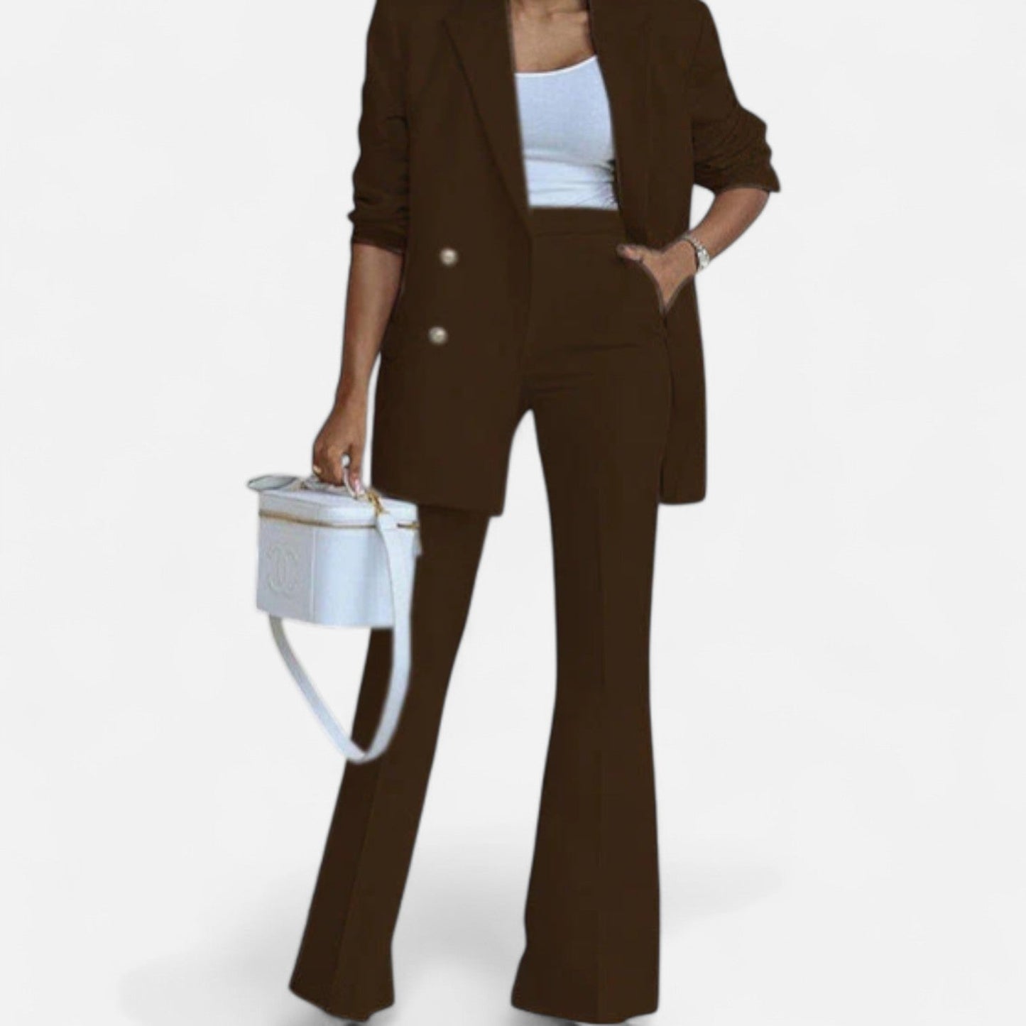 Damen Business Anzug Set Maßgeschneidert Blazer Hose