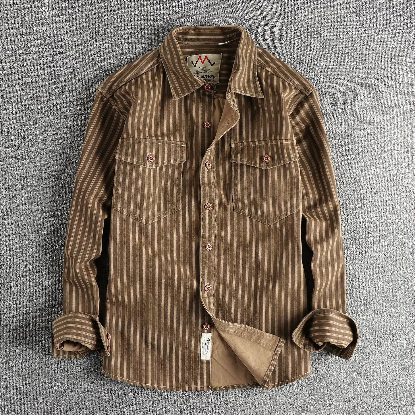 Herren Hemd Utility Style Baumwolle