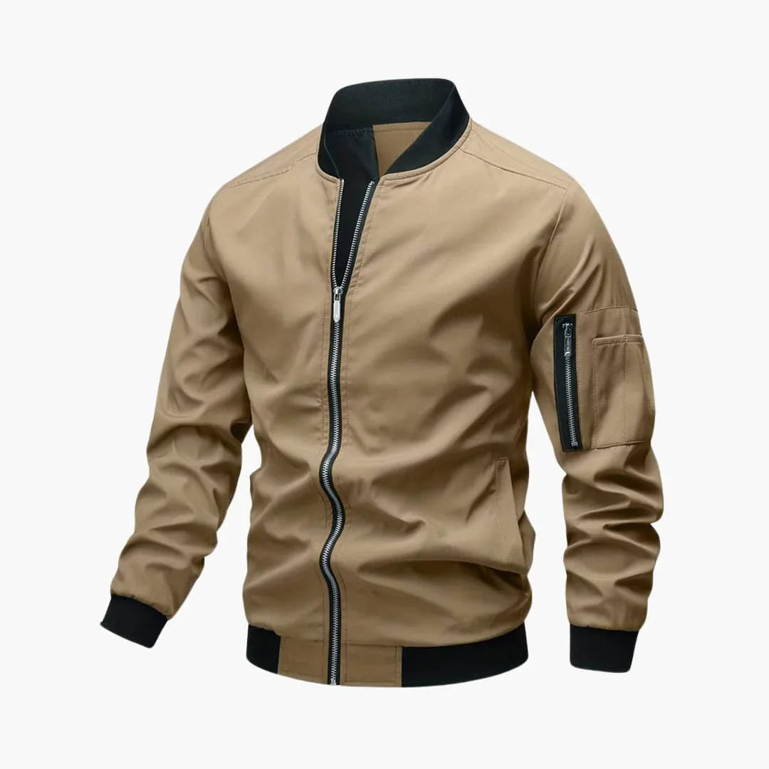 Zip Bomberjacke mit Taschen für Herren 11