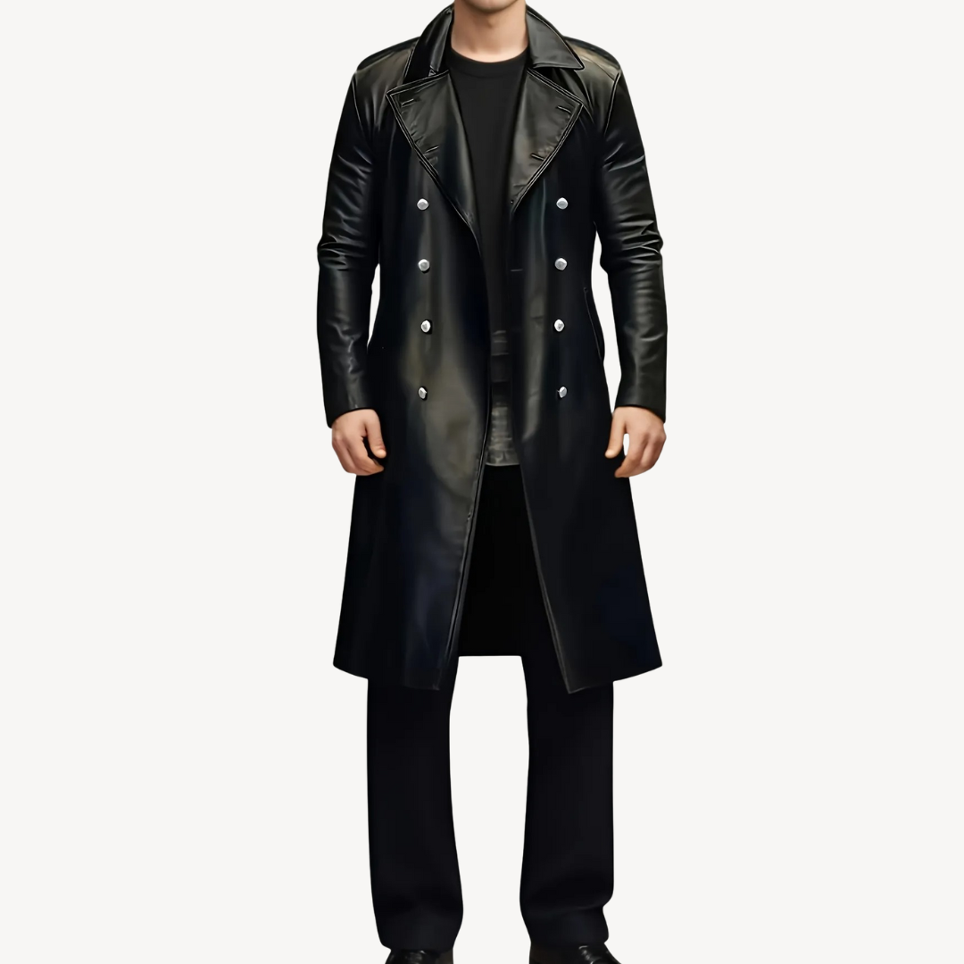 Zweireihiger Trenchcoat für Herren | Loravelle 2
