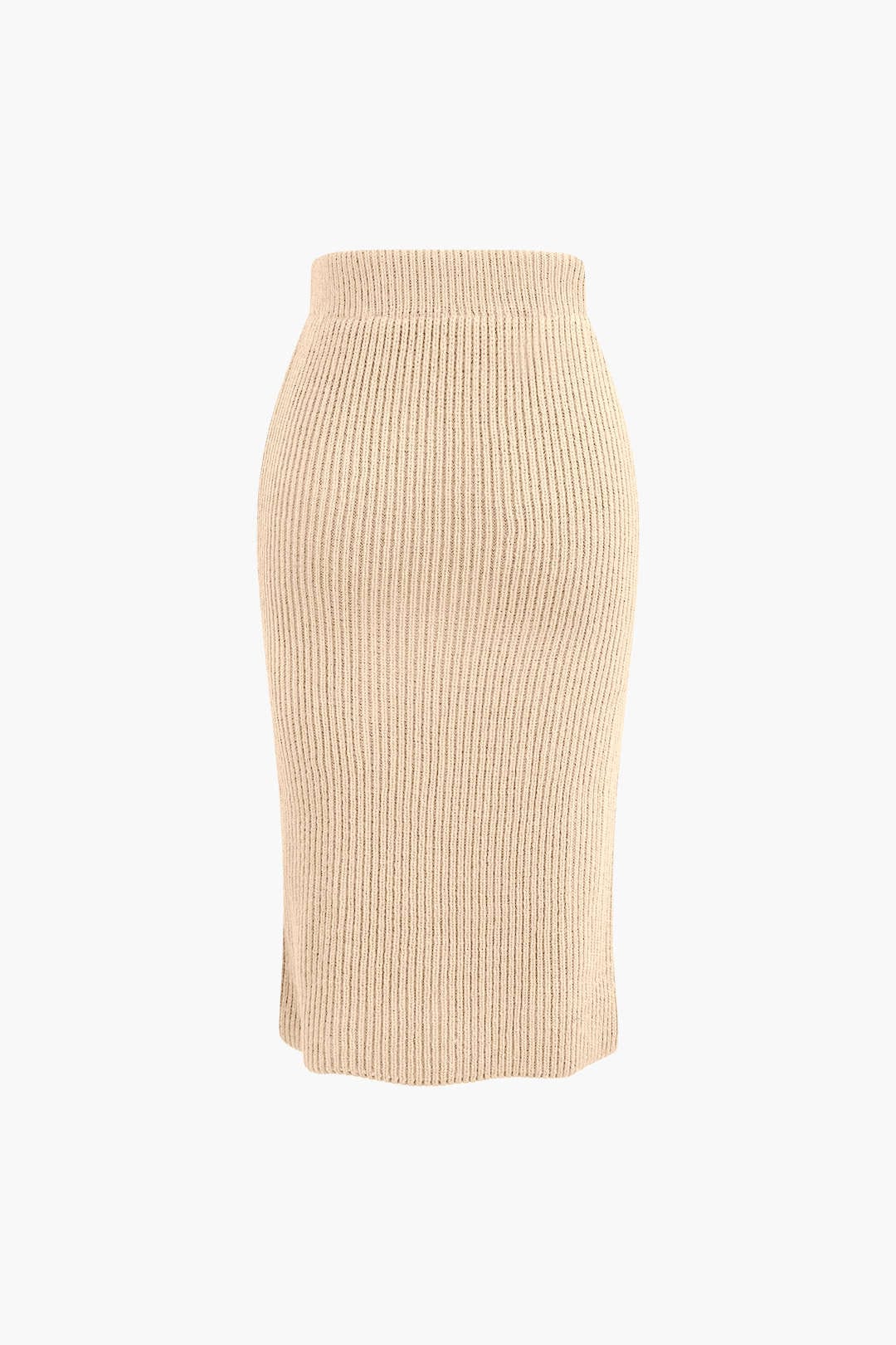 Klara | Damen Strick-Set Wickel-Oberteil Bleistiftrock Eleganz