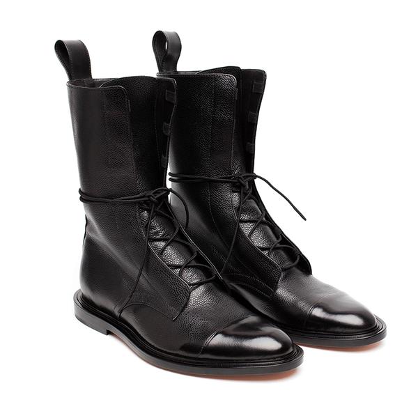 Damen Stiefel Elegante Blockabsatz Spitze Schuhe