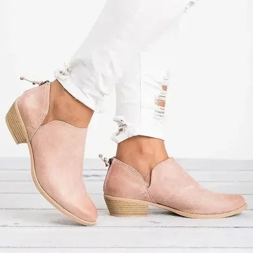 Elegante Stiefelette Warm Bequem Damen Schuhe Winter
