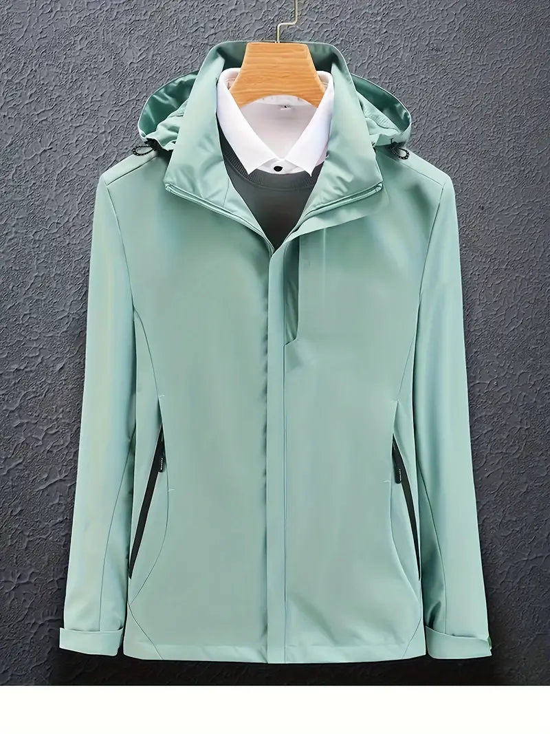 Damen Winterjacke Winddicht mit Kapuze Warm