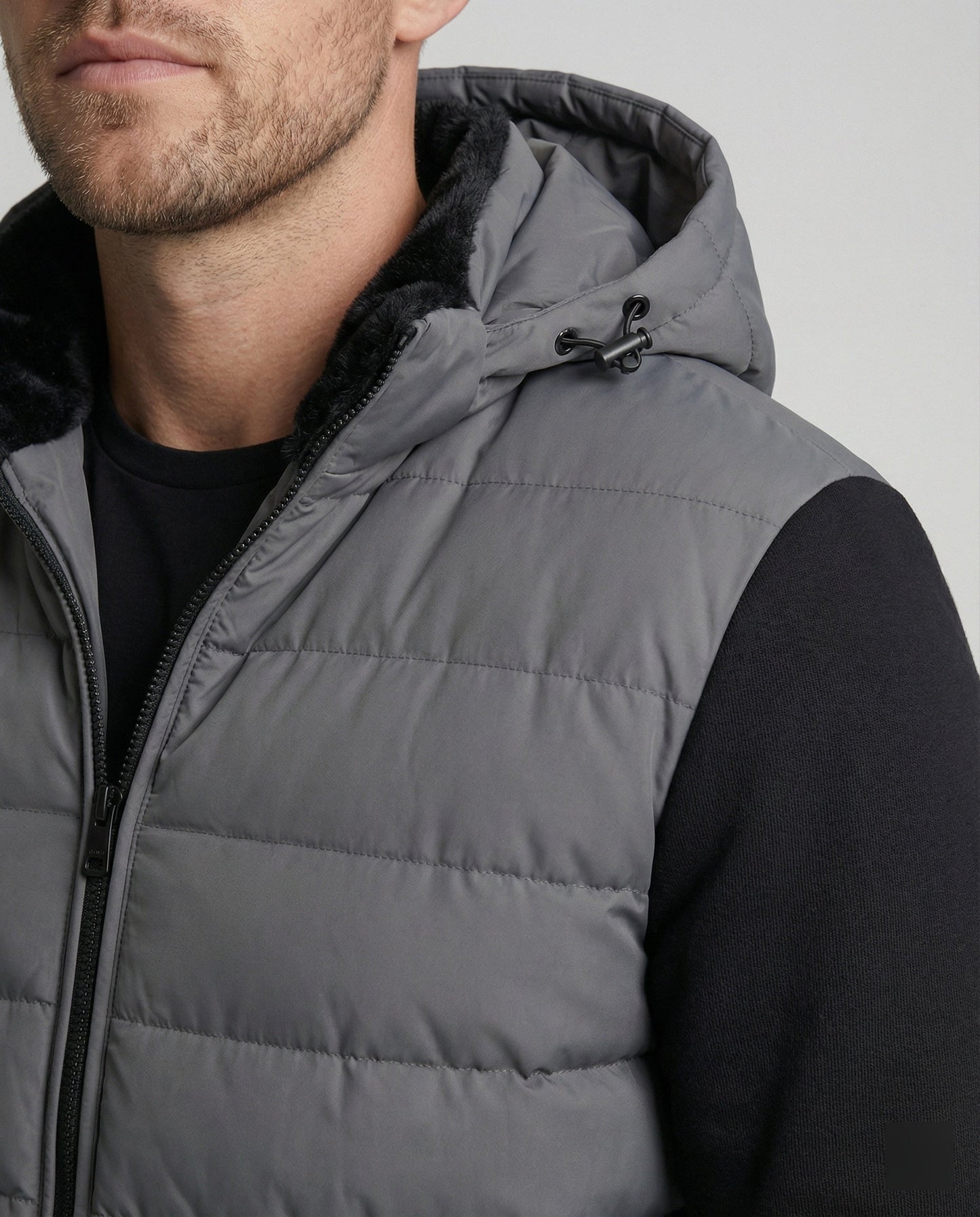 Herrenjacke Warm Kapuzenparka Wasserabweisend
