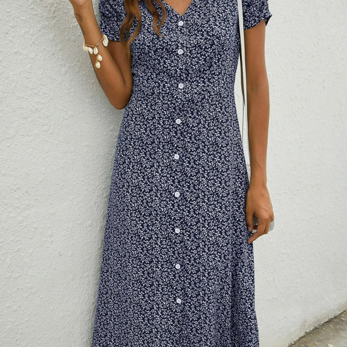 Sommerkleid Midi Leicht Luftig Damenkleid