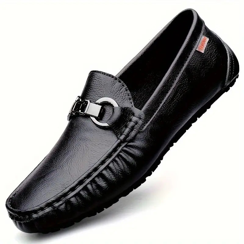 Herren Loafers Klassisch Frühling Schwarz