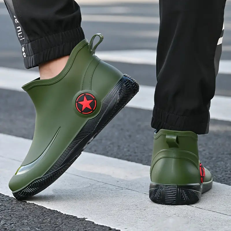 Gummistiefel Kurz Wasserdicht Mode Stiefel Damen