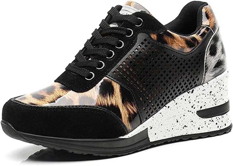 Hohe Sneaker Damen Keilabsatz Orthopädisch Bequem