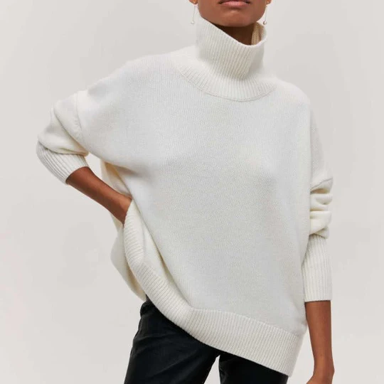 Winter Rollkragenpullover Oversized Warm