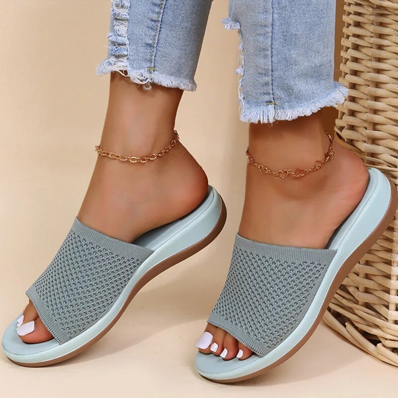 Sandale Pantoffel Damen Sommer