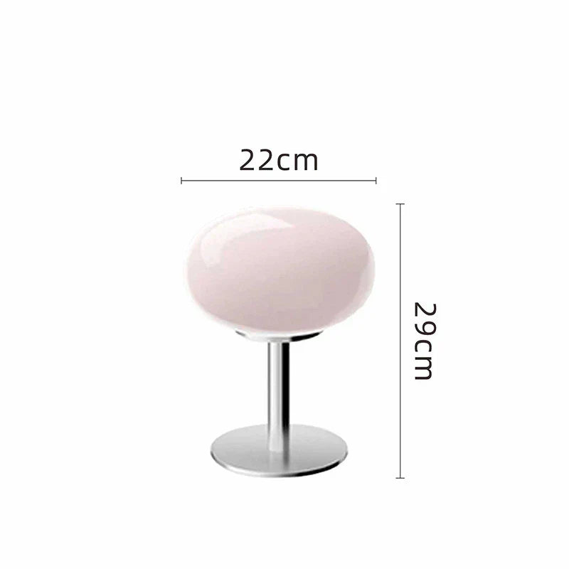 Moderne Glas Tischlampe LED Dimmbar Schlafzimmer