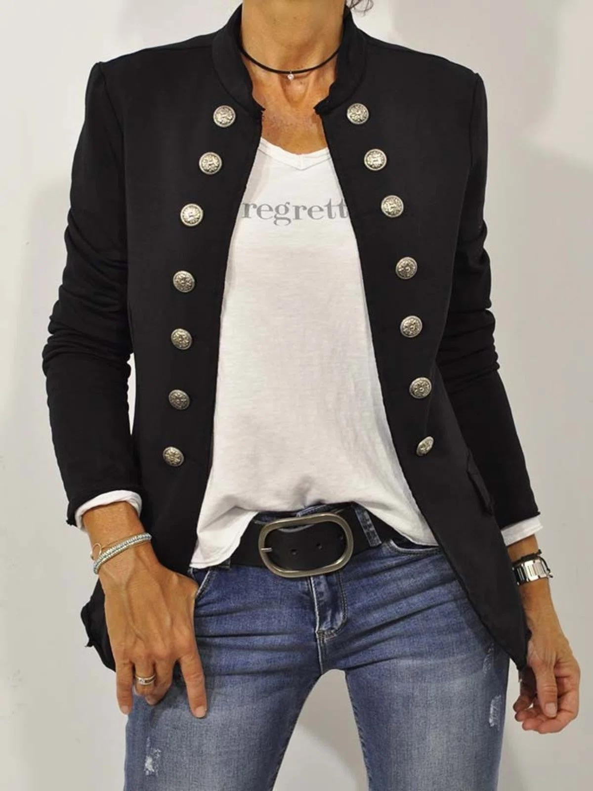 Damen Blazer Militärstyle Modern - BerlinGlamour