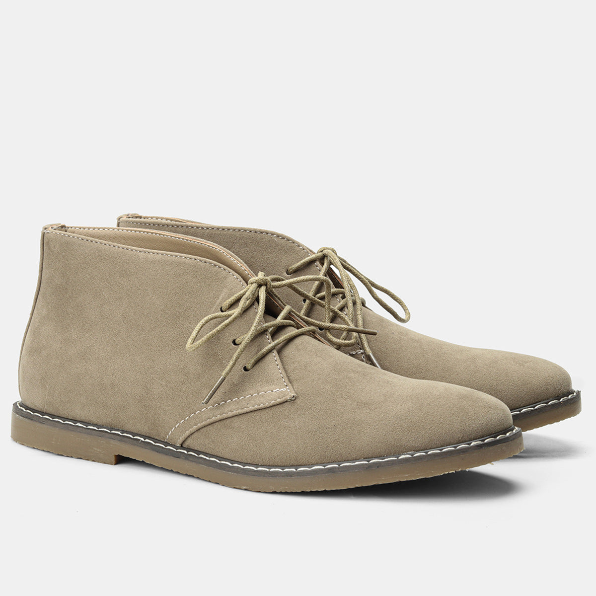 Herren Desert BootsVintage Leder Braun