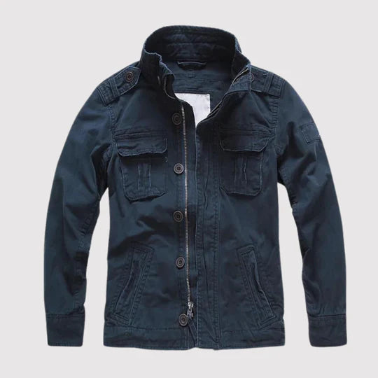 Praktische Outdoor-Jacke Mit Reißverschluss und Taschen